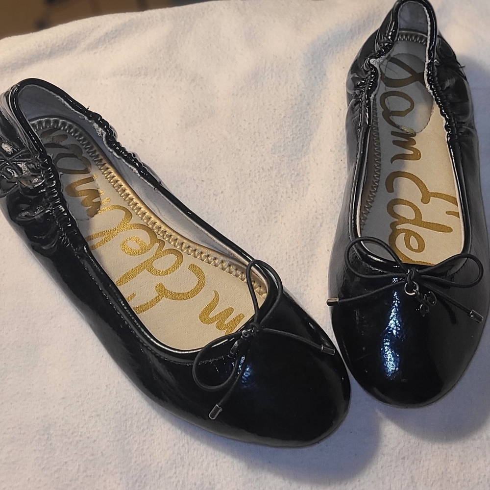 SAM EDELMAN GIRLS SIZE 2 SLIP-ON DANCE SHOES